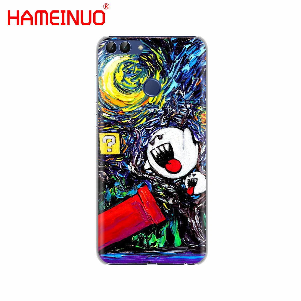 HAMEINUO Van Gogh чехол для сотового телефона с изображением звездной ночи huawei Honor Y5 7C Y625