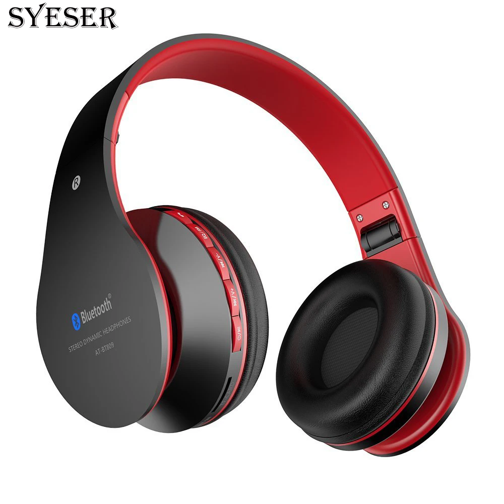 Syeser Беспроводной наушников стерео звук Bluetooth гарнитура с micophone Поддержка карты