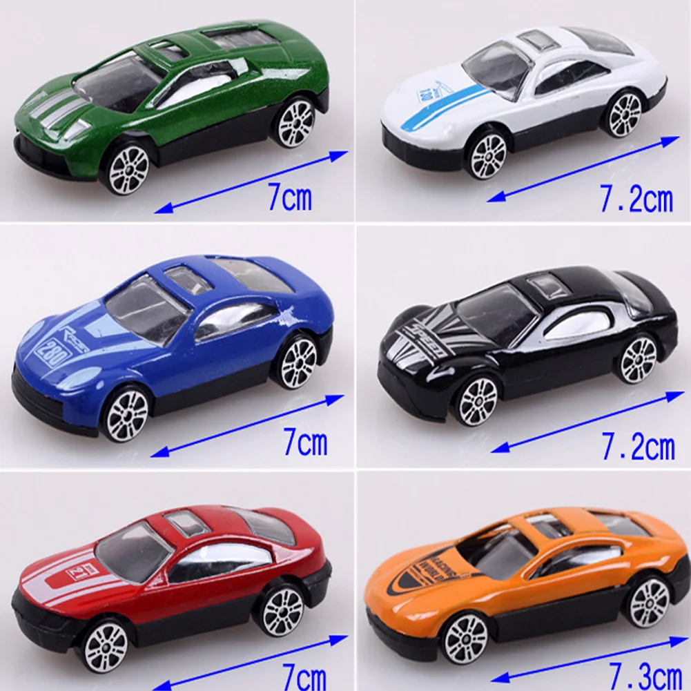 12 шт./компл. портативные детские мини тачки игрушки литые под давлением модель