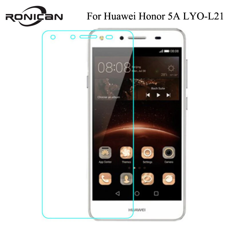 Защитный чехол RONICAN для Huawei Honor 5A русская версия 5 0 дюйма закаленное стекло 2.5D 9H
