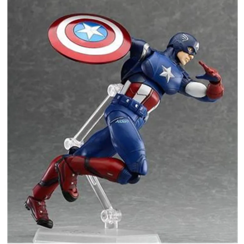 6 &quotМстители: Endgame супергерой Figma #226 Капитан Америка украшение ПВХ фигурка
