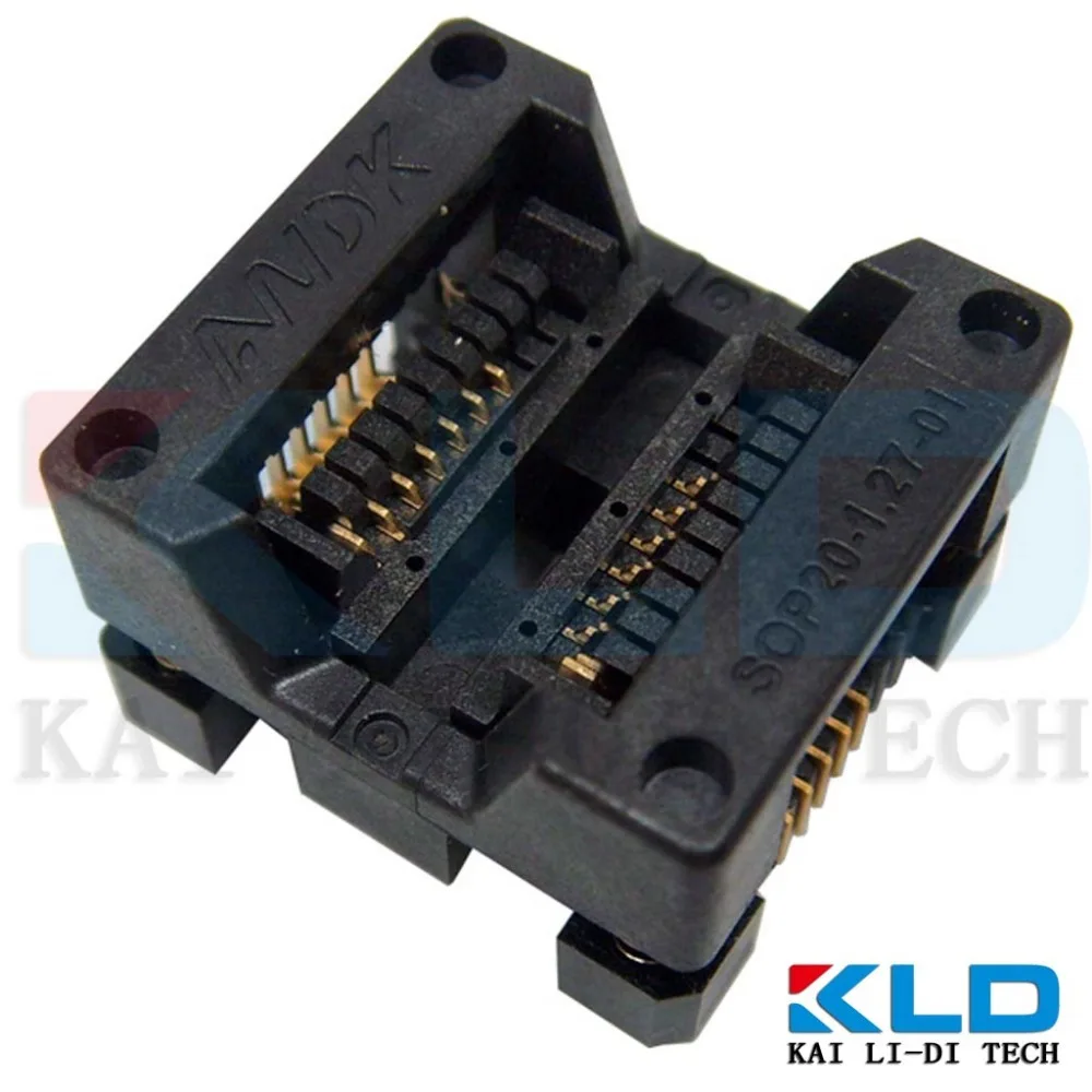 Sop14 (20) IC socket Programmer переходник andk более высокого качества чем Enplas OTS 14 1.27 01 с двойным