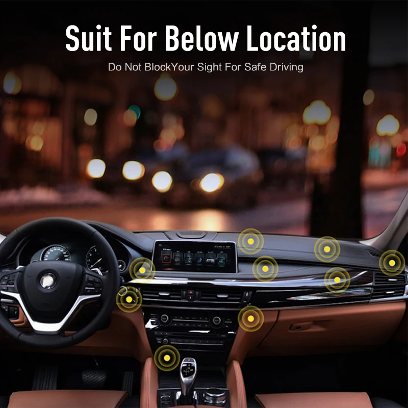 Автомобильный держатель для телефона Gravity универсальный на решетку воздуховода