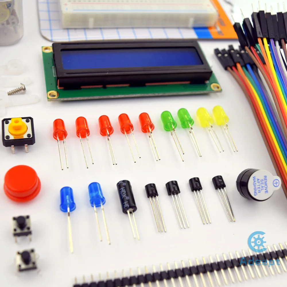 Adeept Новинка проект 1602 Φ для Raspberry Pi 3 2 B/B + сервопривод LED PDF Python LCD1602 Бесплатная