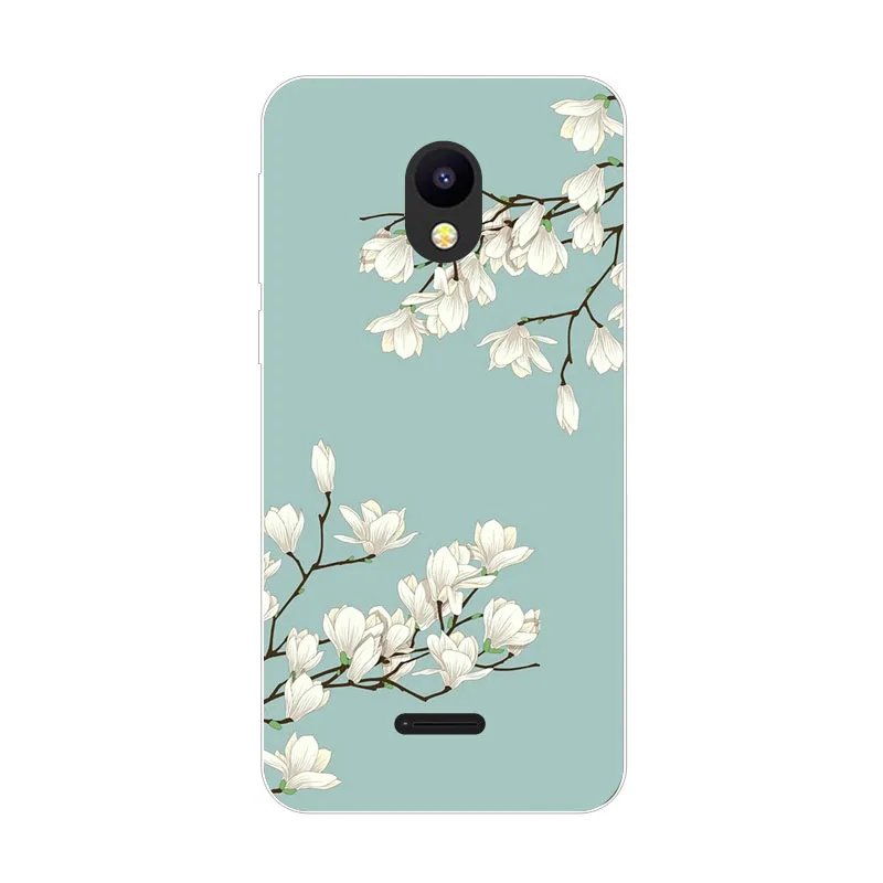 Чехол для Meizu C9 Pro мягкий чехол из ТПУ с рисунком сливы синего цвета защитный
