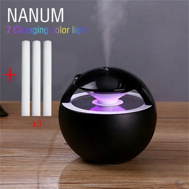 USB Aroma Essential Oil Diffuser Ultrasonic Cool Mist Humidifier Air Purifier 7 Color Change LED Night Light for Office Home | Бытовая