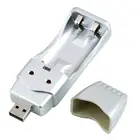 Высокое качество USB зарядное устройство для AA AAA Ni-MH Ni-CD аккумуляторная батарея зарядное устройство