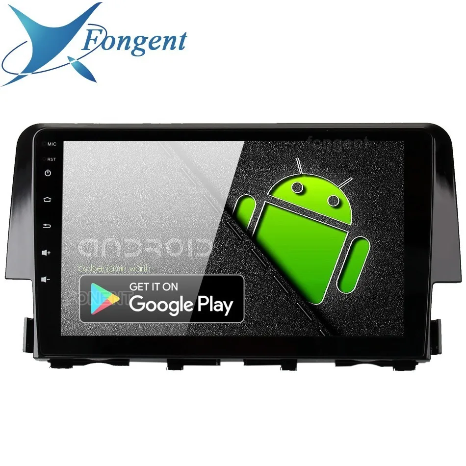 Автомобильное радио fonnt 9 &quothdmi 1 Din Android 0 для Honda Civic 2015 2016 навигация Gps стерео Max6 Dsp 64