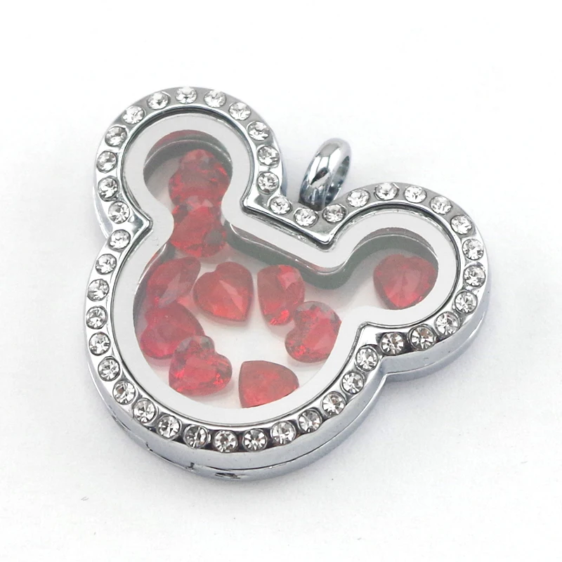 5 шт./лот высокое качество магнитные милые мыши головы плавающий медальон с