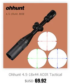 Ohhunt охотничий прицел, защита для глаз, резиновый, масштабируемость, зрение, тактический оптический прицел, Recoil, крышка объектива, наглазник