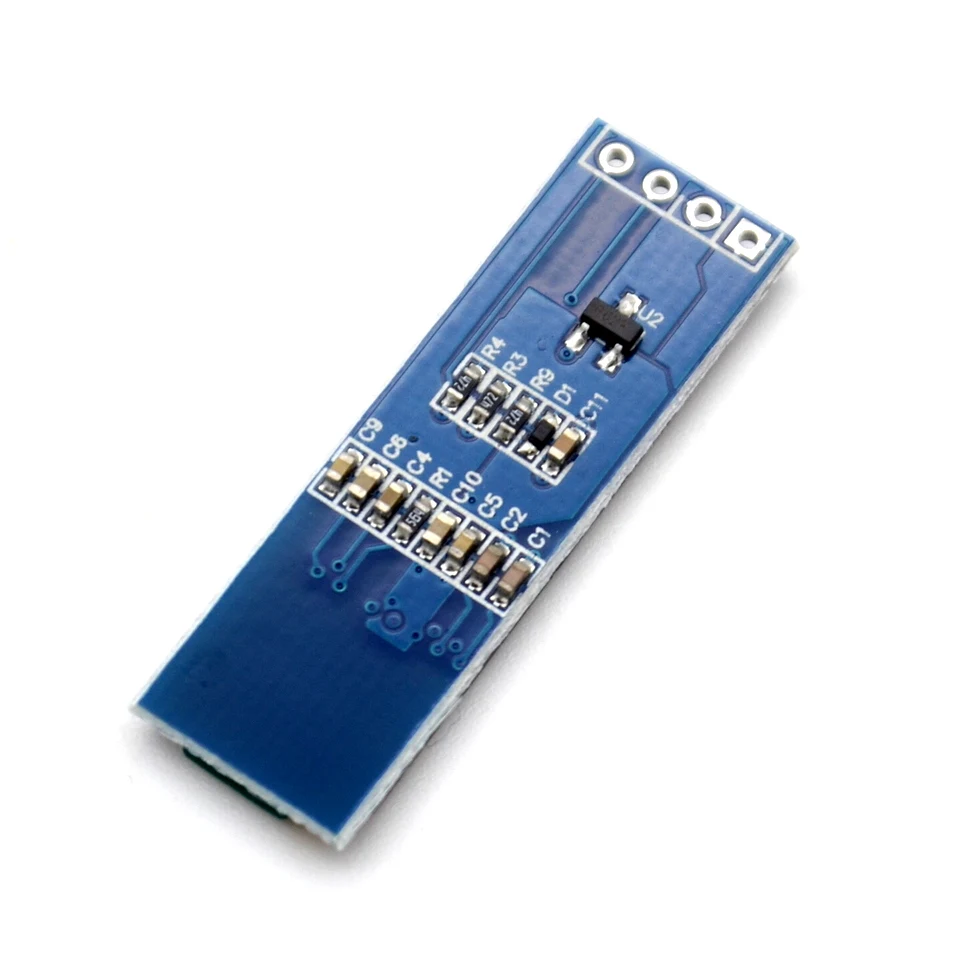 0 91 дюймов 128x32 128 32 I2C IIC интерфейс серийный белый синий OLED ЖК дисплей модуль &quot12832