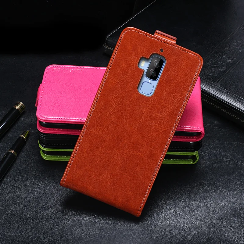 

Homtom S8 Case Cover Luxury Leather Flip Case For Homtom S8 Protective Phone Case Back Cover