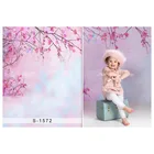 Фон для фотосъемки весенний розовый цветок Новорожденный ребенок душ фото фон реквизит для дня рождения фон для фотостудии S-1572