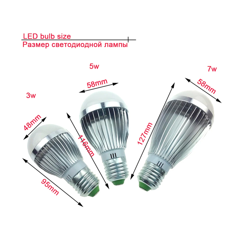 E14 E27 светильник 220В 3 Вт 5 7 SMD 220 энергосберегающий яркий светодиодный Высокий |