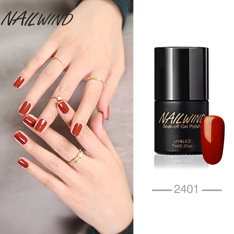 NAILWIND 7 мл длинный прочный верх пальто УФ гель для ногтей Блестящий герметик