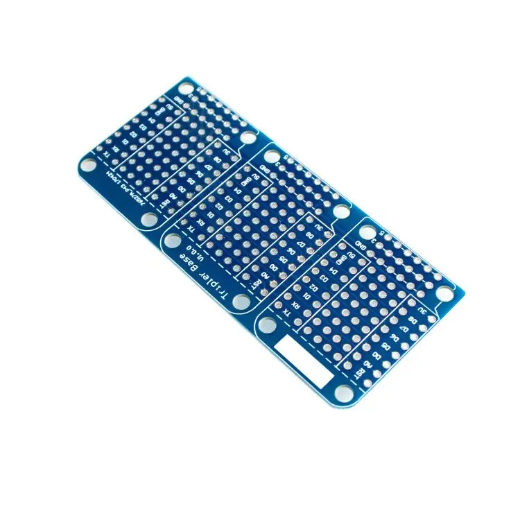 Тройной щит для WeMos D1 Mini Dua сторонняя плата Perf совместимых|Интегральные схемы| |