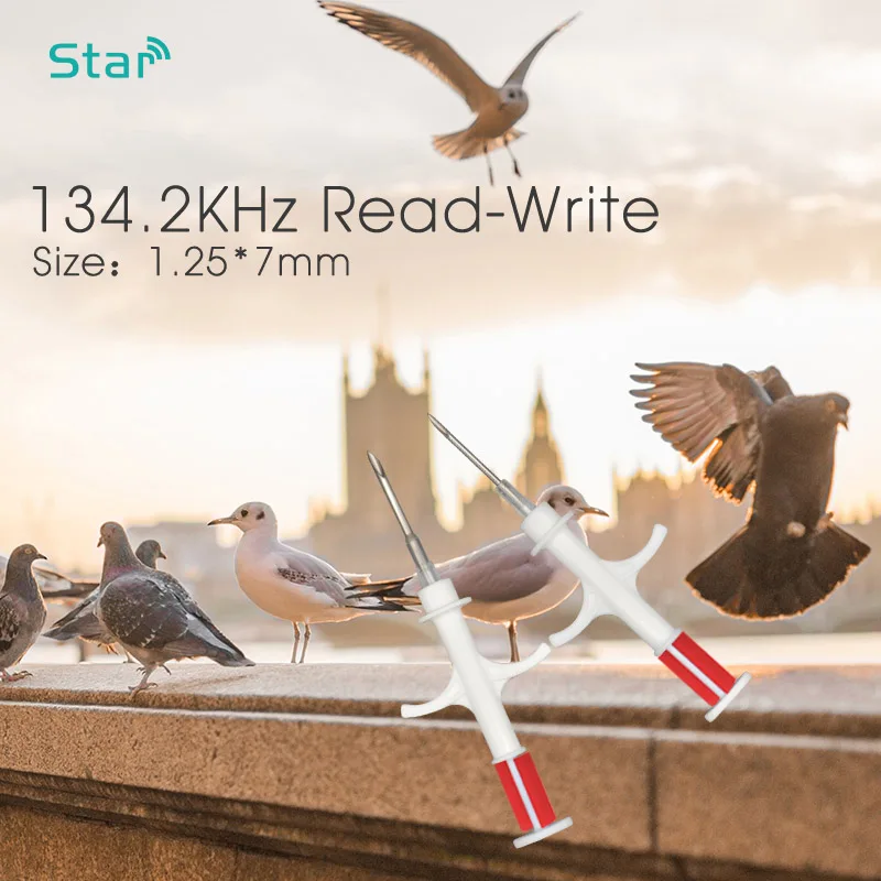 Шприц для отслеживания животных ветеринарный стеклянный с rfid идентификацией