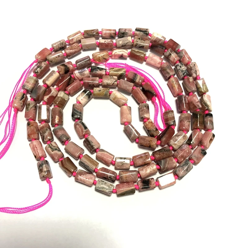 Оптовая продажа 3 струны 15 5 дюйма 100% натуральный Rhodochrosite драгоценный камень