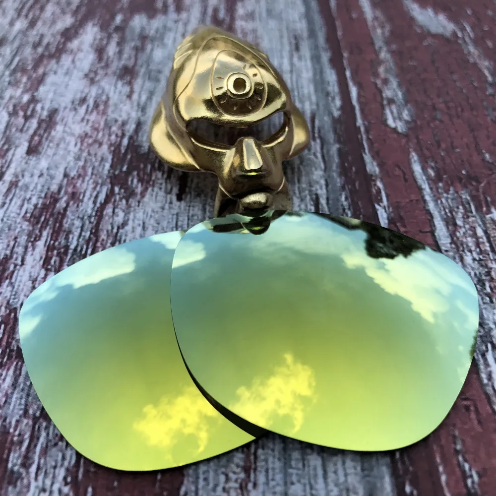 

Wholesale Glintbay 100% Precise-Fit Polarized Replacement Lenses for Oakley Frogskins Sunglass - 24K Golden Mirror