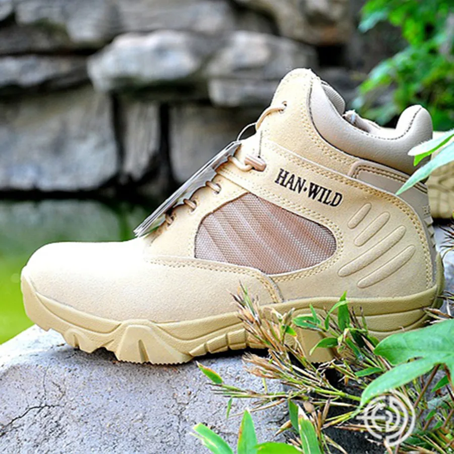 Ботинки мужские на шнуровке уличная одежда удобные круглый носок 4 цвета