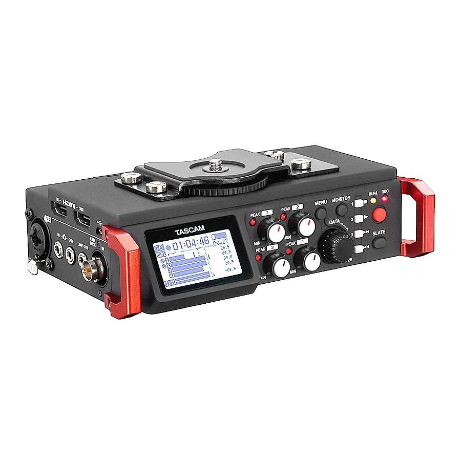 TASCAM DR-701D линейный PCM рекордер/микшер 6-гусеничный аудиорегистратор для DSLR-камеры
