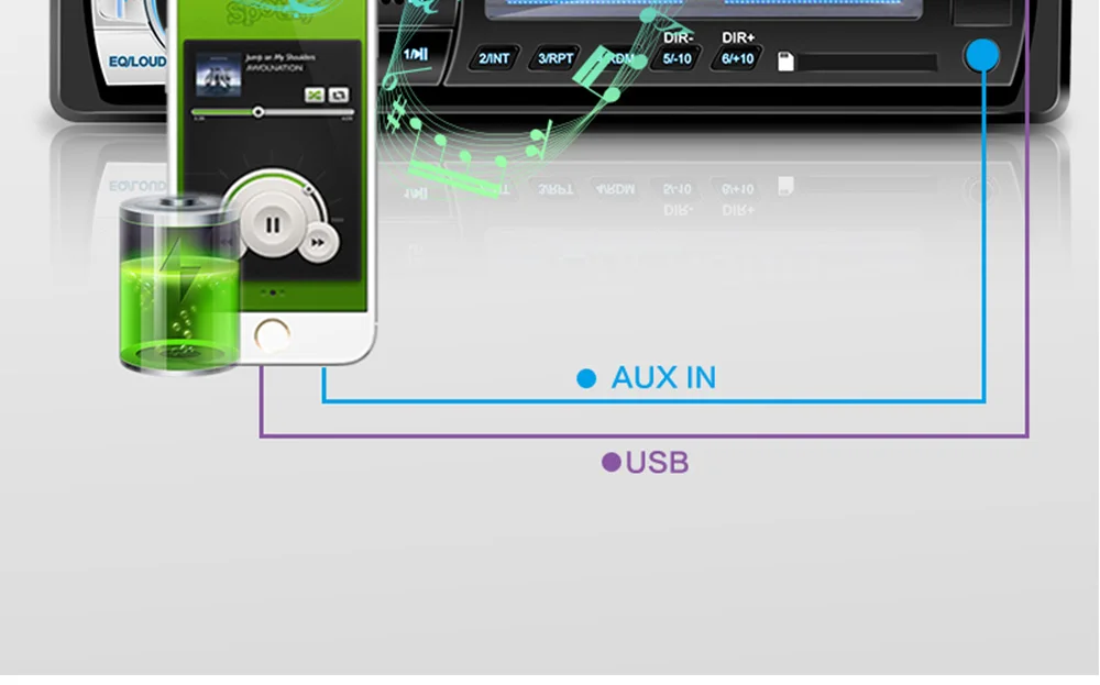 Bluetooth Autoradio 12V Car Stereo Radio FM Aux-IN Input Receiver SD USB In-dash 1 din Car MP3 Multimedia Player