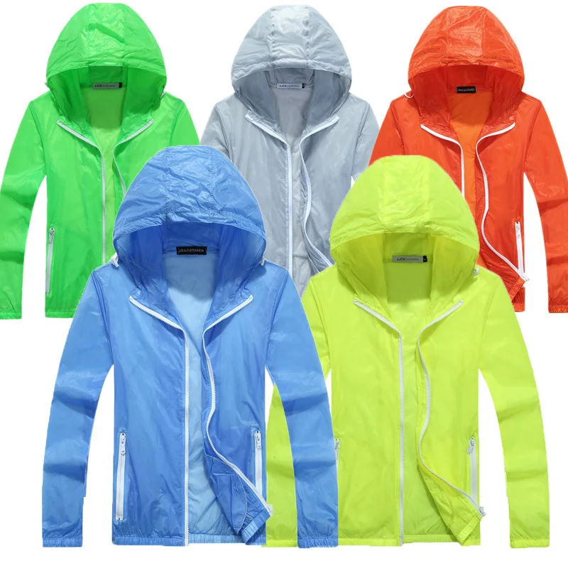 

Windproof Men Sport Coat Bicycle Jacket Men & Women Jacket For Outdoor Quick Dry Sun Protective Hiking Windbreaker Hooded Cycle