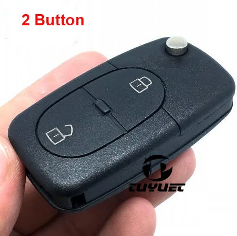 Откидная оболочка ключа дистанционного управления для Audi A2 A3 A4 A6 A8 TT 2 /2 + 1/3/3 1