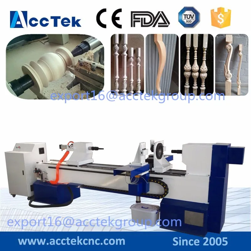 Бейсбольная Бита CNC копировальный токарный станок, деревообрабатывающий станок, cnc деревообрабатывающий станок с двойными лезвиями