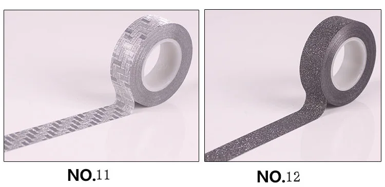 1 рулон цветная Блестящая Бумага васи лента японская декоративная металлическая
