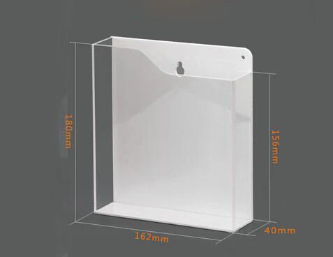 Настенный держатель для книг A5 акриловый брошюр и листовок стойка коллекционных