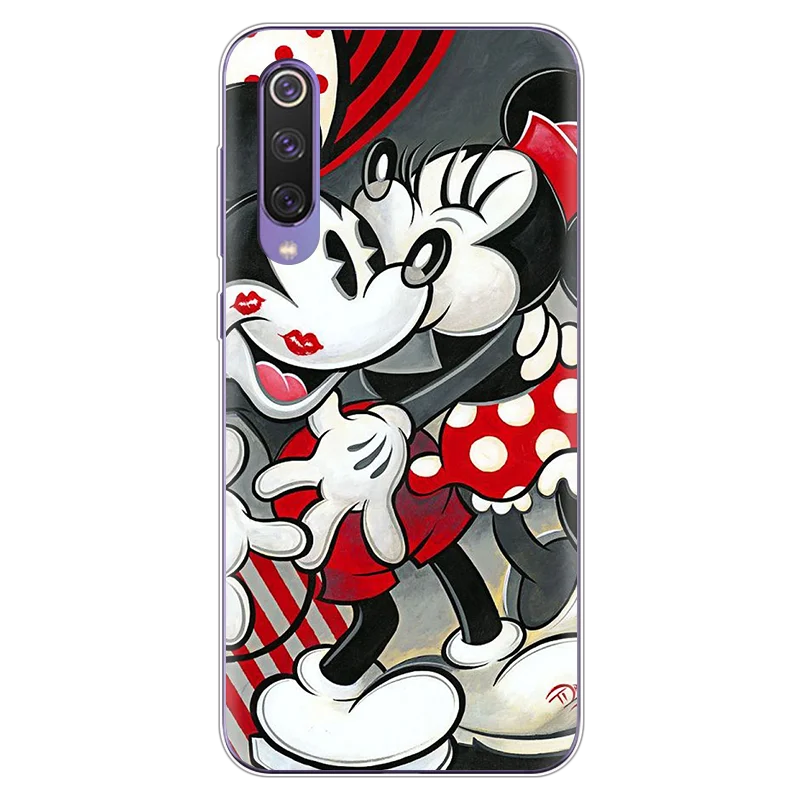 mqgx Мультяшный чехол для телефона s для Coque Xiaomi Mi 9 прозрачный милый подарок для пары Мягкая силиконовая задняя накладка из ТПУ чехол для Xiaomi Mi 9 SE чехол Capa - Цвет: mqgx