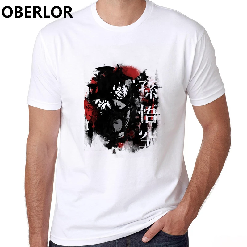 Camiseta Masculina принт Dragon Ball Z футболка Япония Аниме странные вещи хлопок Повседневная одежда Harajuku уличная футболка для мужчин