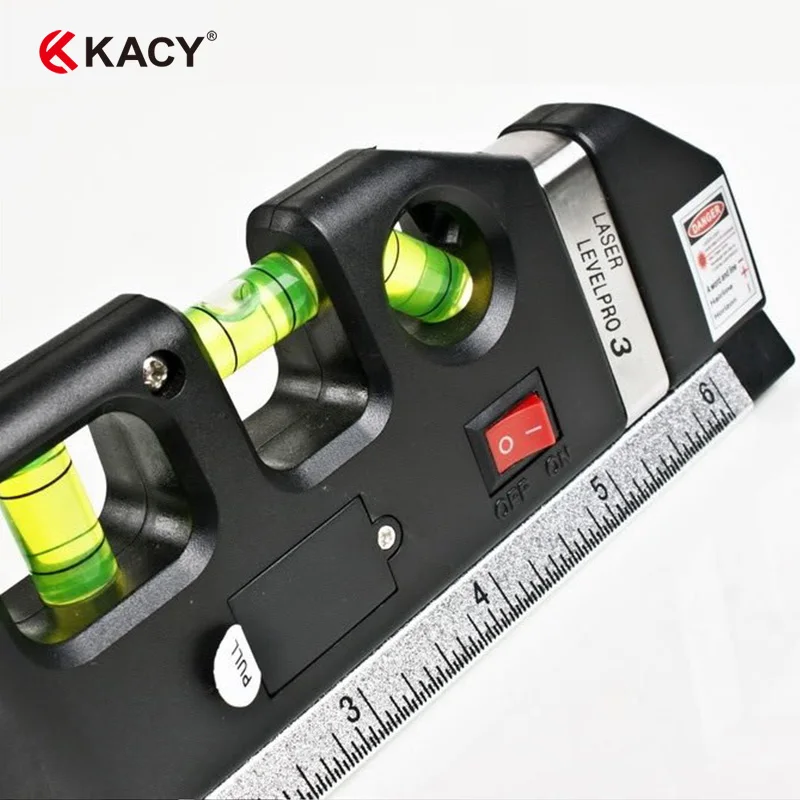Вертикальная рулетка-выравниватель kacytools 8 метров электронный лазерный линейный