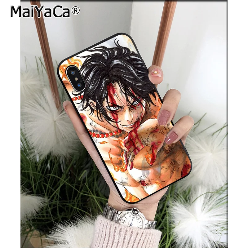 A13 MaiYaCa one piece Monkey D Луффи Зоро ТПУ мягкий черный чехол для телефона iPhone X XS MAX 6 6S 7 7plus 8 8Plus 5 5S XR - Цвет: A13