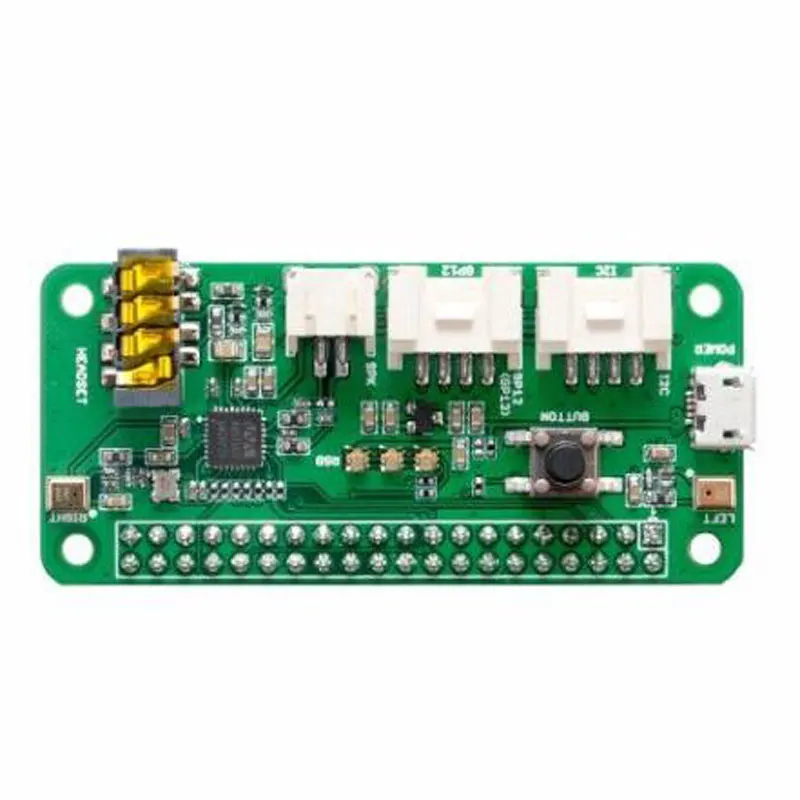 1 шт. респиратор 2 Mics Pi HAT для Raspberry Zero 3b b + WM9680 двойной микрофон с распознаванием
