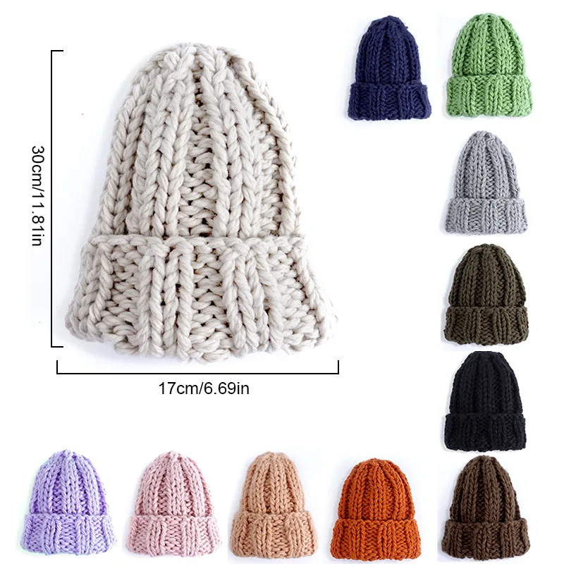 Вязаная зимняя шапка для женщин|Женские Skullies и шапочки| |