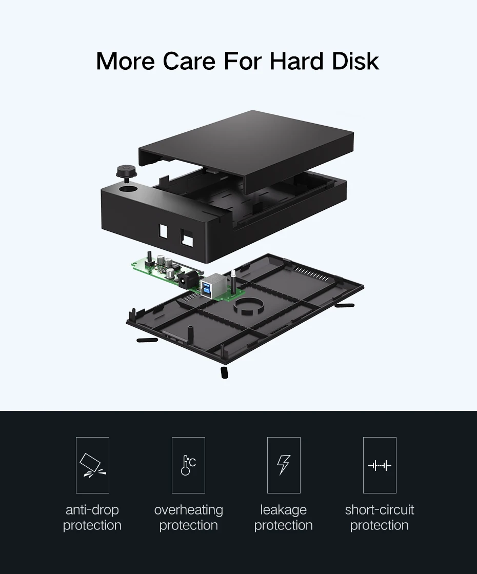 Ugreen HDD чехол 3,5 2,5 SATA для USB 3,0 адаптер внешний жесткий диск Корпус ридер для SSD диск коробка-чехол на HDD HD 3,5 HDD Чехол
