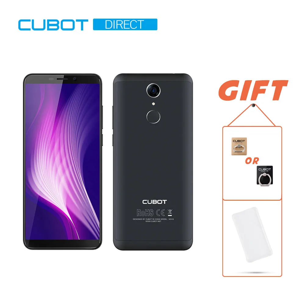 Cubot Nova телефоны двойной 4G LTE Dual карты MT6739 Quad Core 5 &quot18:9 полный Экран 3 ГБ + 16