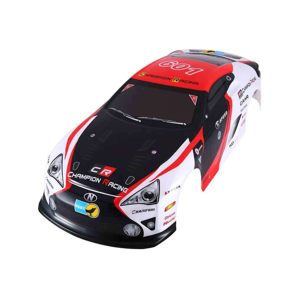 1/10 RC корпус автомобиля для 1:10 RC для гоночного автомобиля плоский спортивный Дрифт транспортного средства RTR детали для игрушек многоцветная Радиоуправляемая машина детали для игрушек