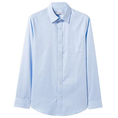 03Blue Giordano белая повседневная рубашка slim fit с длинными рукавами,имеет несколько цветовых решений и размеров - Цвет: 03Blue