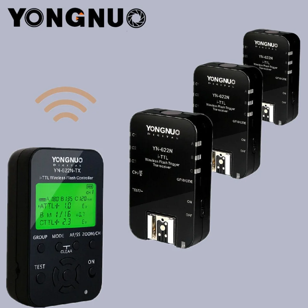 YONGNUO YN 622N TX i TTL беспроводной контроллер вспышки + 3 * 622 триггер для Nikon|trigger flash|trigger