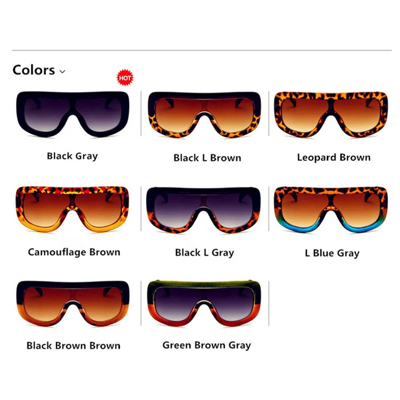 Занавес Роскошные негабаритные квадратные женские очки от солнца UV400 okulary