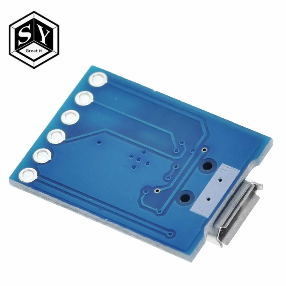 1 шт. модуль Great IT CJMCU CP2102 MICRO USB для UART TTL 6 контактный последовательный конвертер STC
