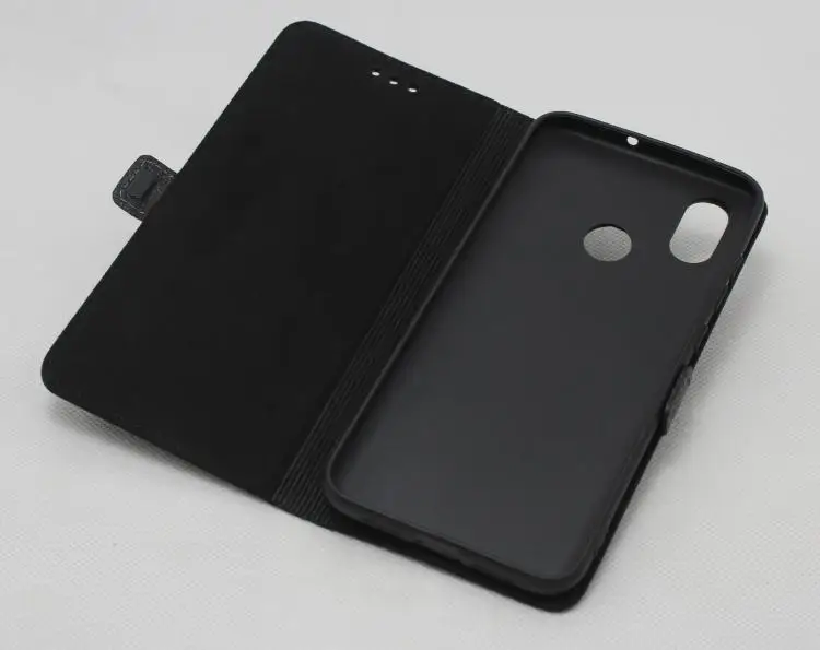 Оригинальный чехол для Xiaomi Redmi 6 pro откидной из натуральной кожи Роскошный в виде