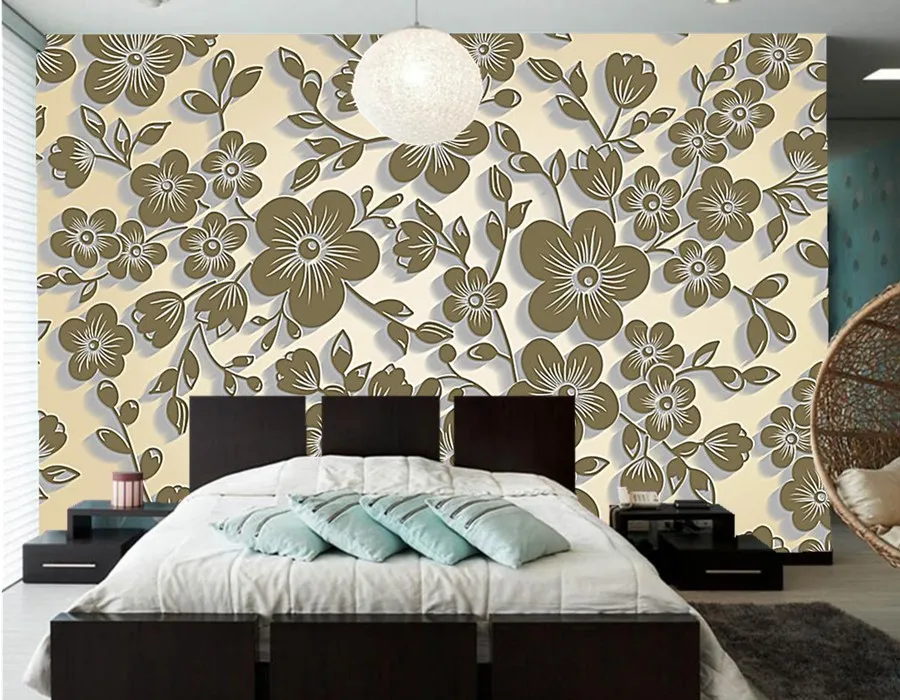 Обои для стен 3 d простые элегантные обои с узором кофе гостиной дивана телевизора