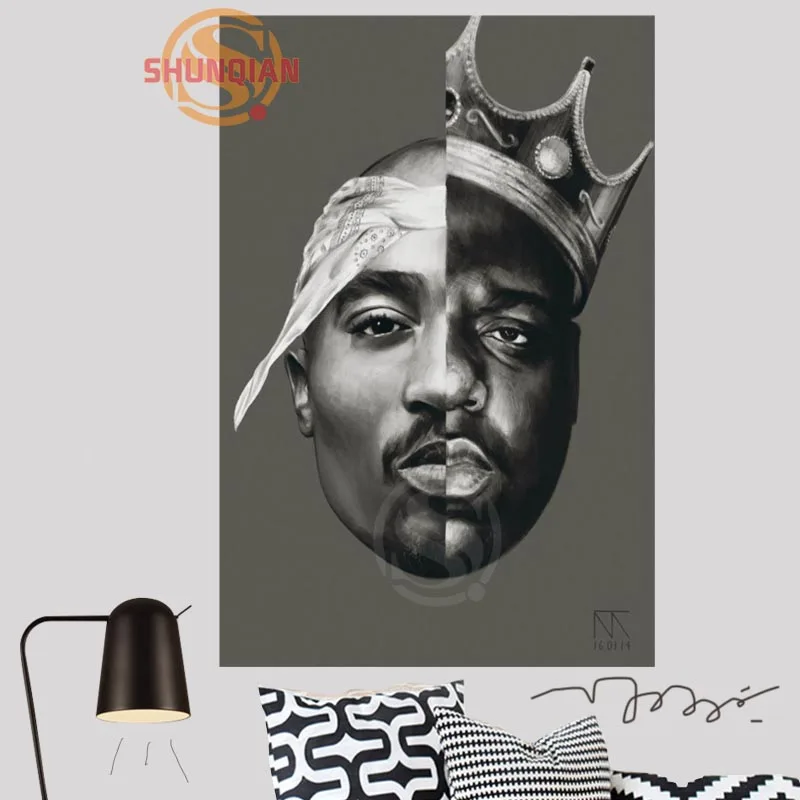 Домашний Декор Пользовательские Тупак 2pac Холст Тканевый плакат постер на стену