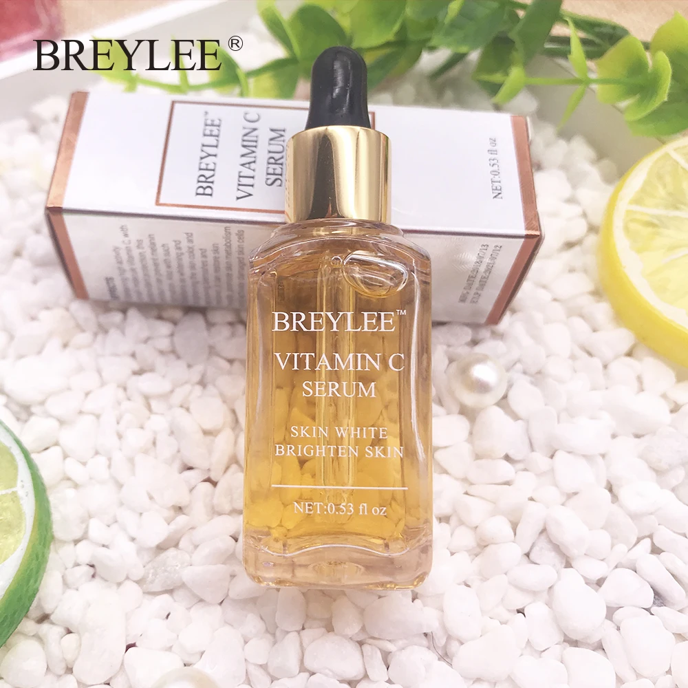 

Vitamin C Whitening Serum Brighten Skin Face Skin Care Fade Dark Spots Freckle 100% Natural Ingredients Anti-aging Serum
