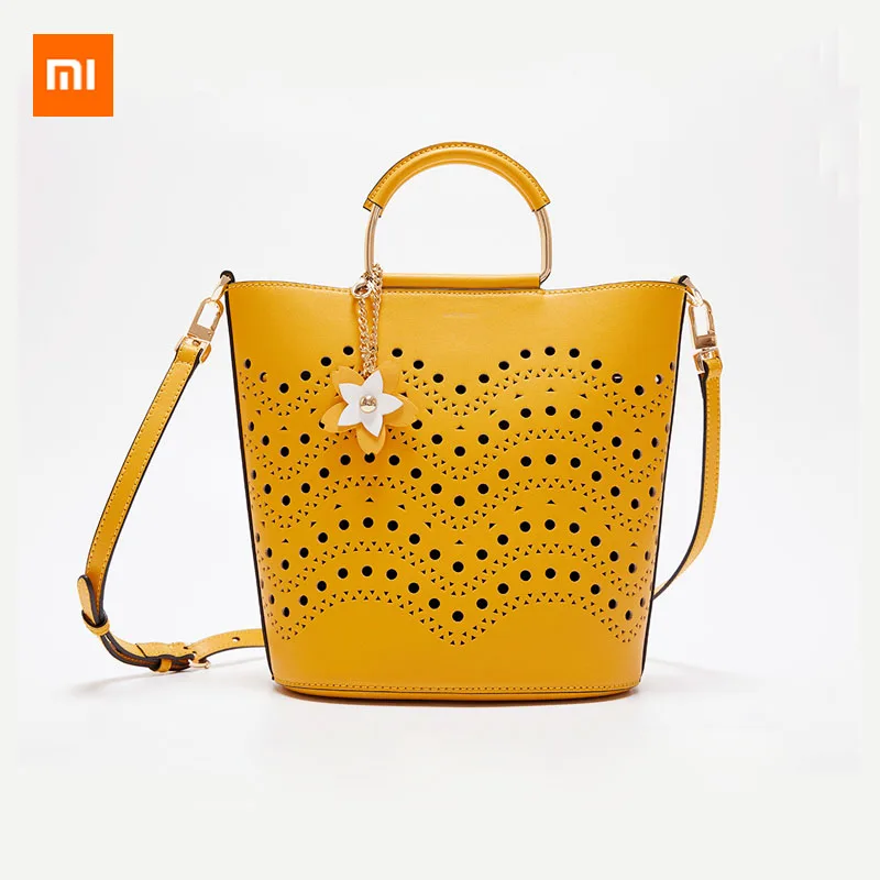 Xiaomi Mijia Youpin CARRY'O из воловьей кожи полые сумки через плечо цветок аксессуары изысканный ручной тянуть практичная сумка-вкладыш