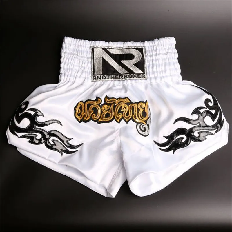 Style 2 White XS-XXL взрослый Фитнес тренировочные спортивные трусы sotf Санда Муай Тай шорты для борьбы MMA Штаны для детей - Цвет: Style 2 White
